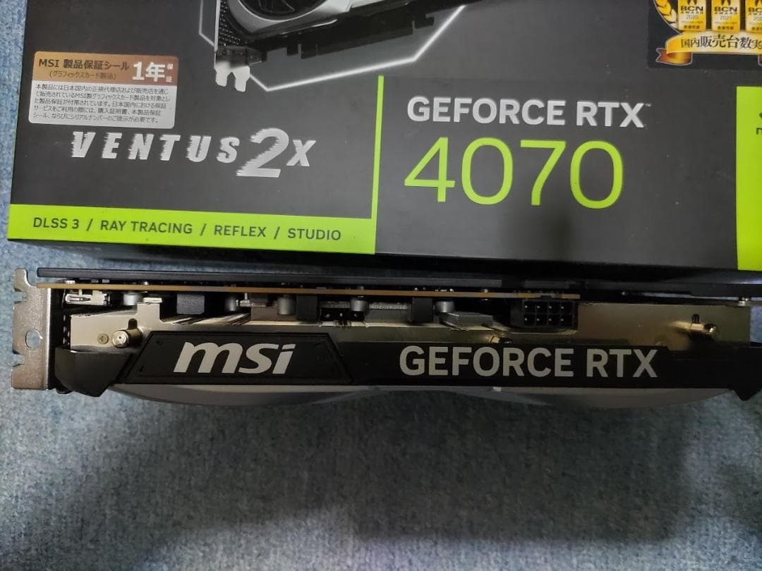 コ*イ様 MSI GeForce RTX 4070 VENTUS 2X 12G