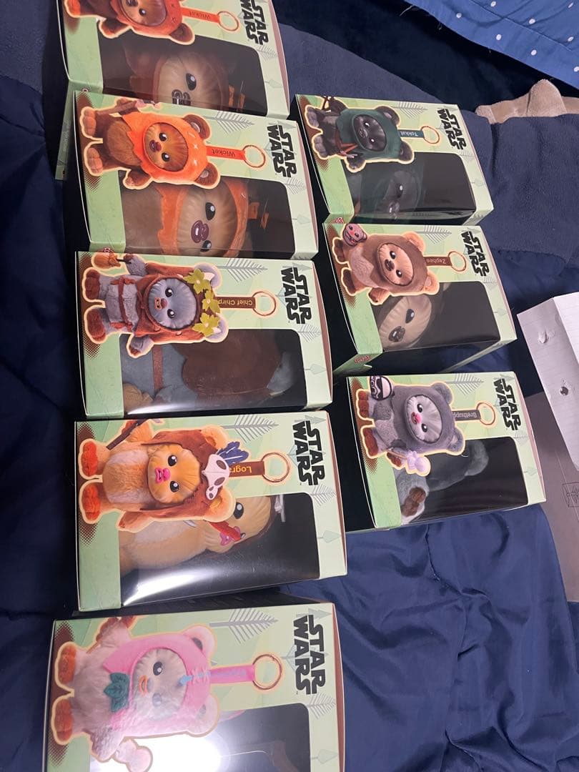 スター・ウォーズ Ewoks ぬいぐるみキーチェーン 8体セット