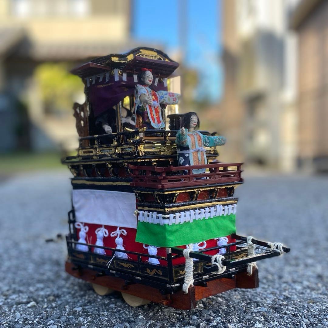 1/20山車ミニチュア 大垣まつり軕　布袋（ほてい）軕