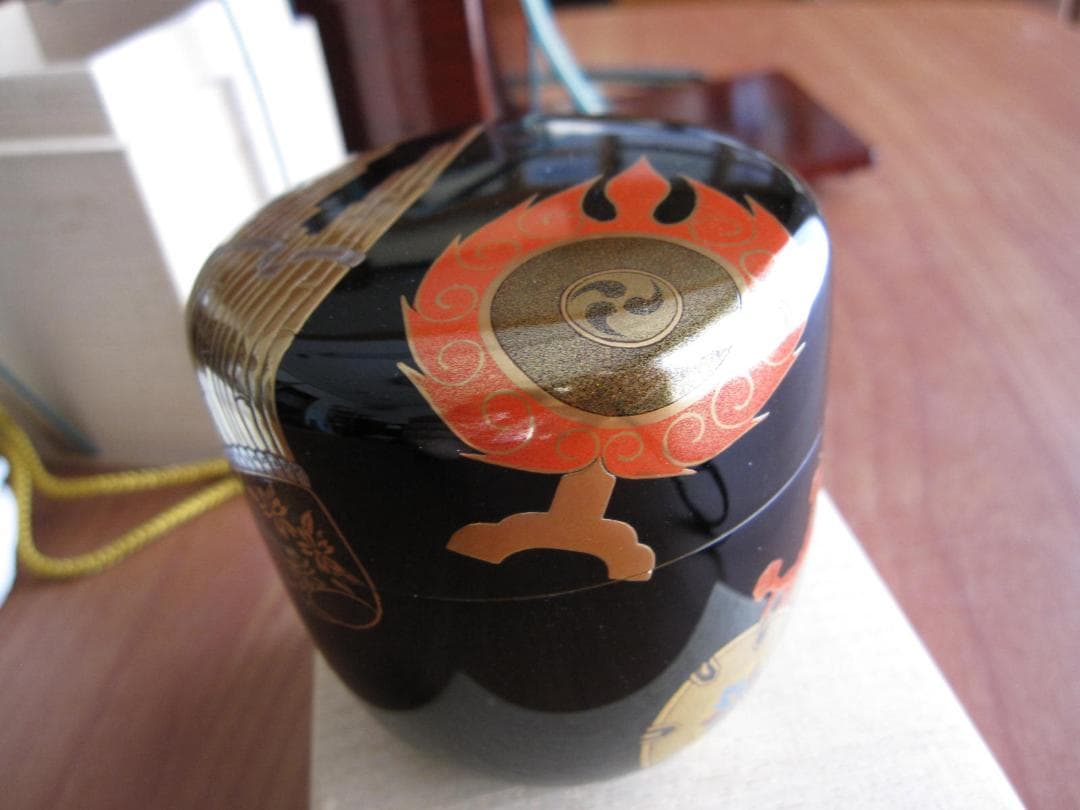 山下甫斎　大棗　茶道具　二重箱