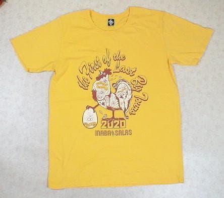 61174　INABA/SALAS　2020ツアーTシャツ　黄色　サイズXL