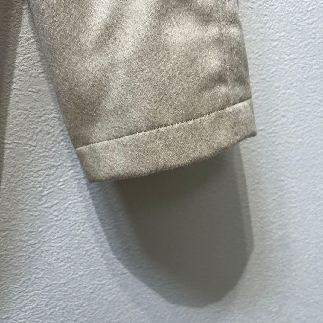 希少 JIL SANDER 上質 キャメル デザイン チェスター ロングコート