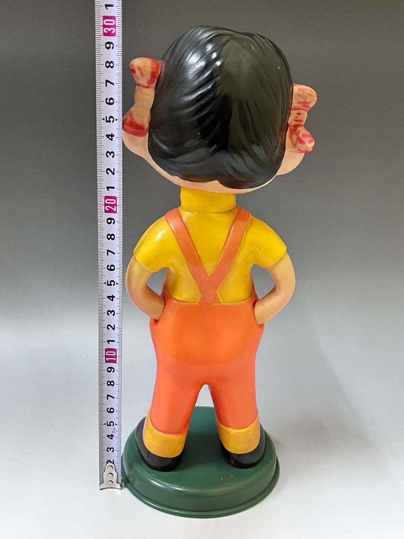 P37 レトロ　希少品❗️ 洋菓子&レストラン首振りペコちゃん人形　ペコちゃん人形