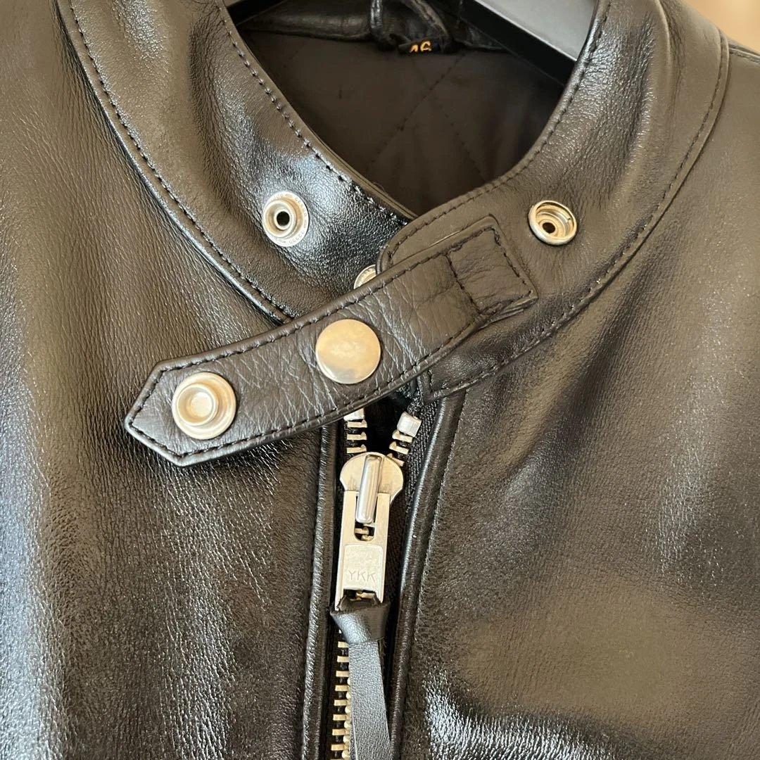 46サイズ　フリーダム　レザージャケット　キルティング