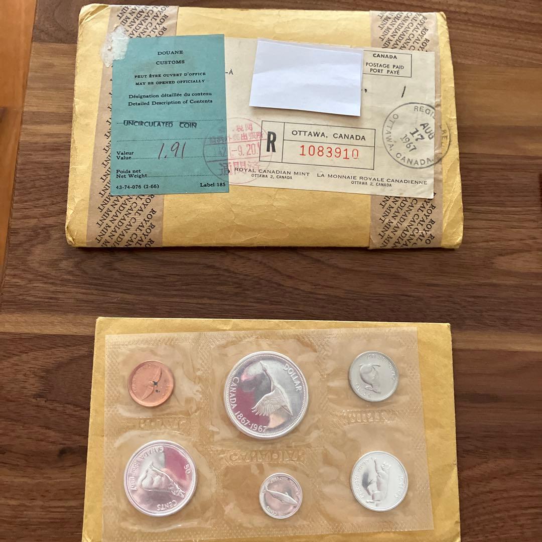 カナダ 建国100年記念硬貨 6枚セット