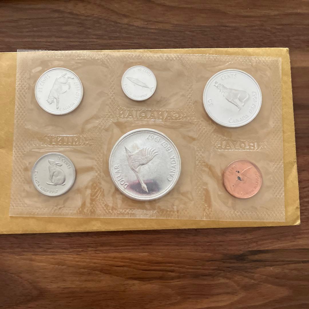 カナダ 建国100年記念硬貨 6枚セット