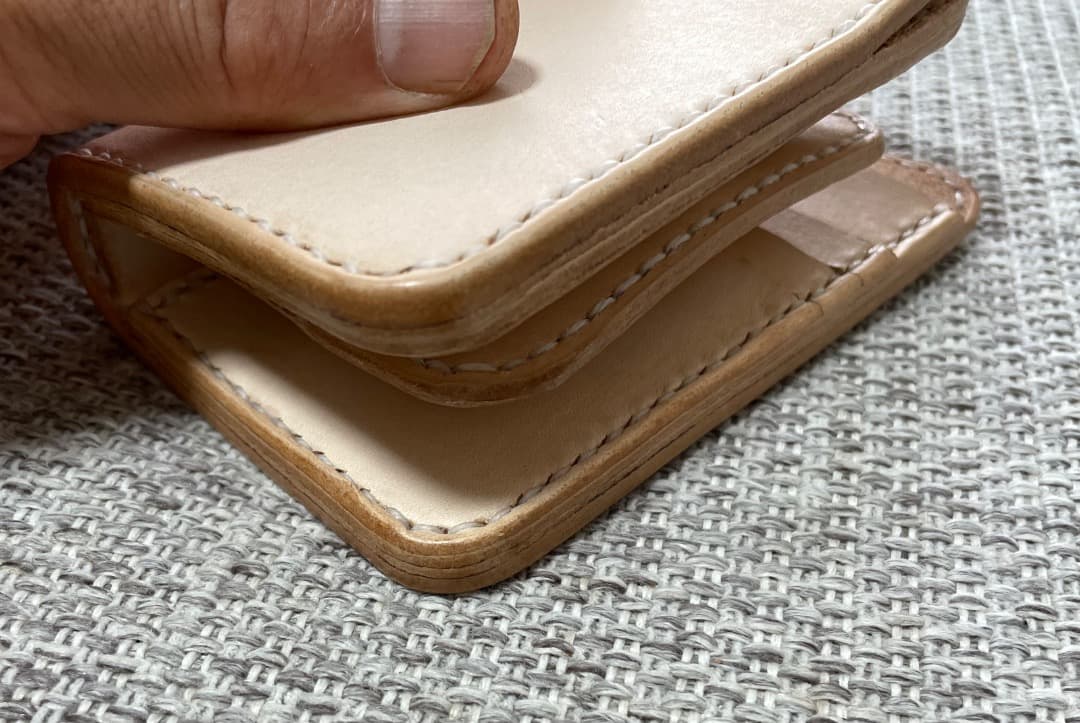 ヌメ革ハード極厚バイカーズウォーレットBOX