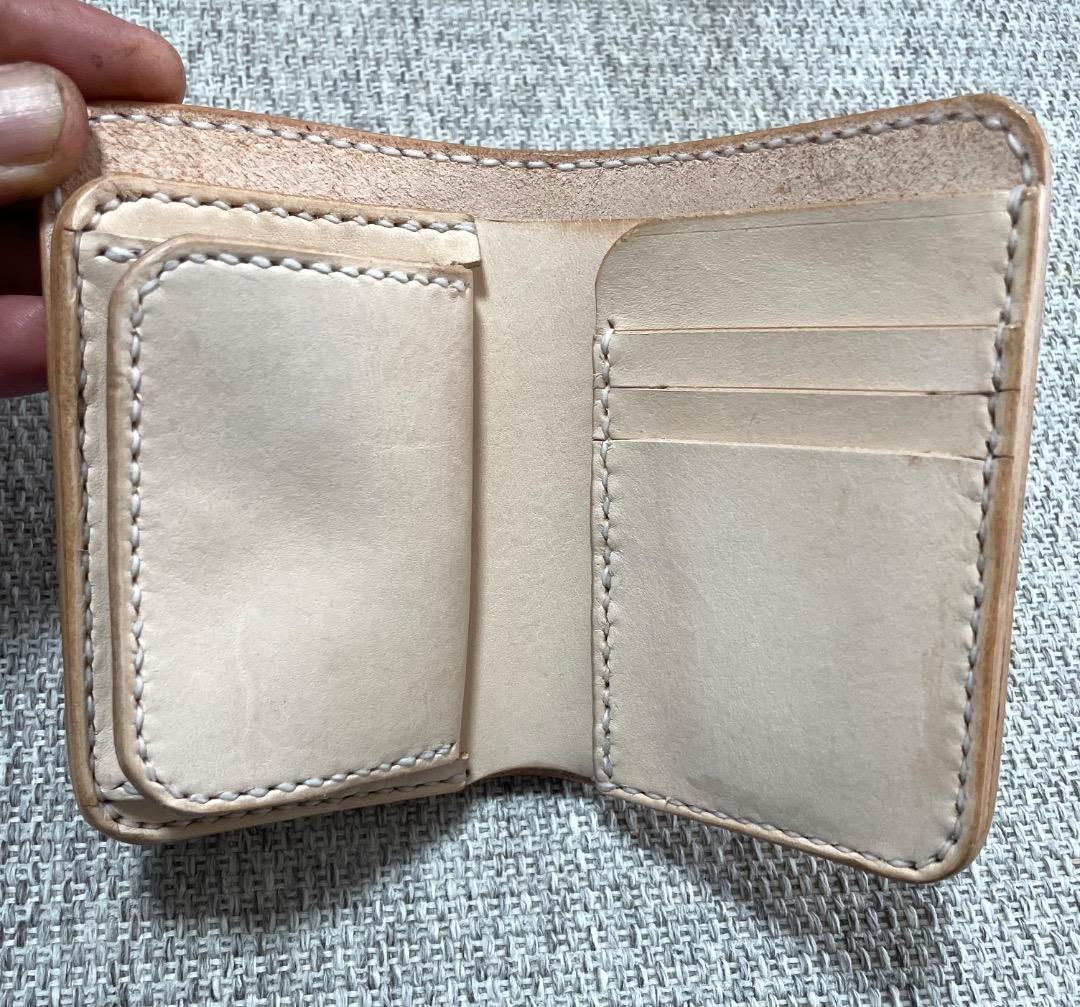 ヌメ革ハード極厚バイカーズウォーレットBOX