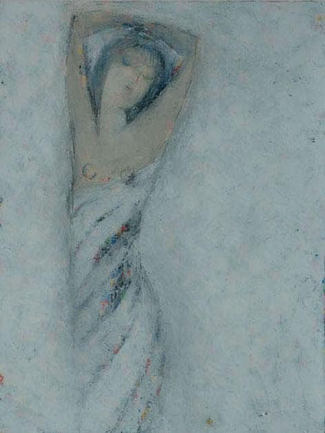 油絵 菅家令子 絵 絵画 インテリア F6-080912 人物 女性像