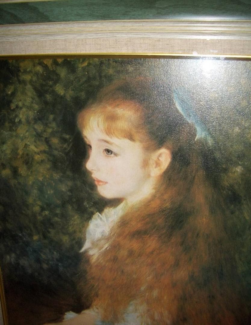 『イレーヌ・カーン・ダンヴェール嬢』～可愛いイレーヌ 　ルノワール　複製画