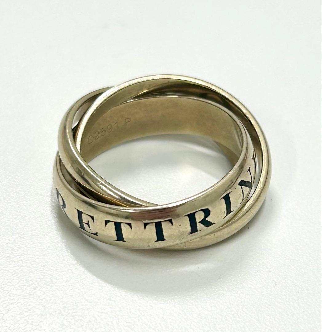 カルティエ トリニティリング ♯56 1998年 クリスマス ゴールド 750