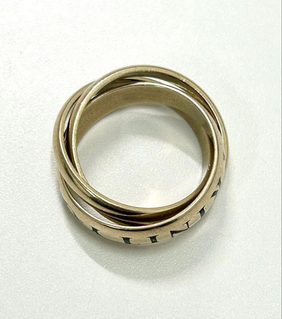 カルティエ トリニティリング ♯56 1998年 クリスマス ゴールド 750