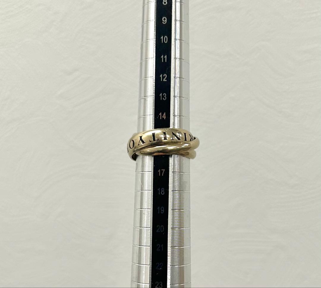 カルティエ トリニティリング ♯56 1998年 クリスマス ゴールド 750