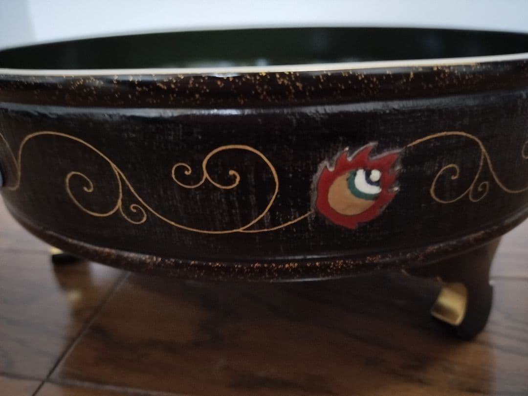 安藤七宝　漆盆　茶道　菓子盆　七宝　漆