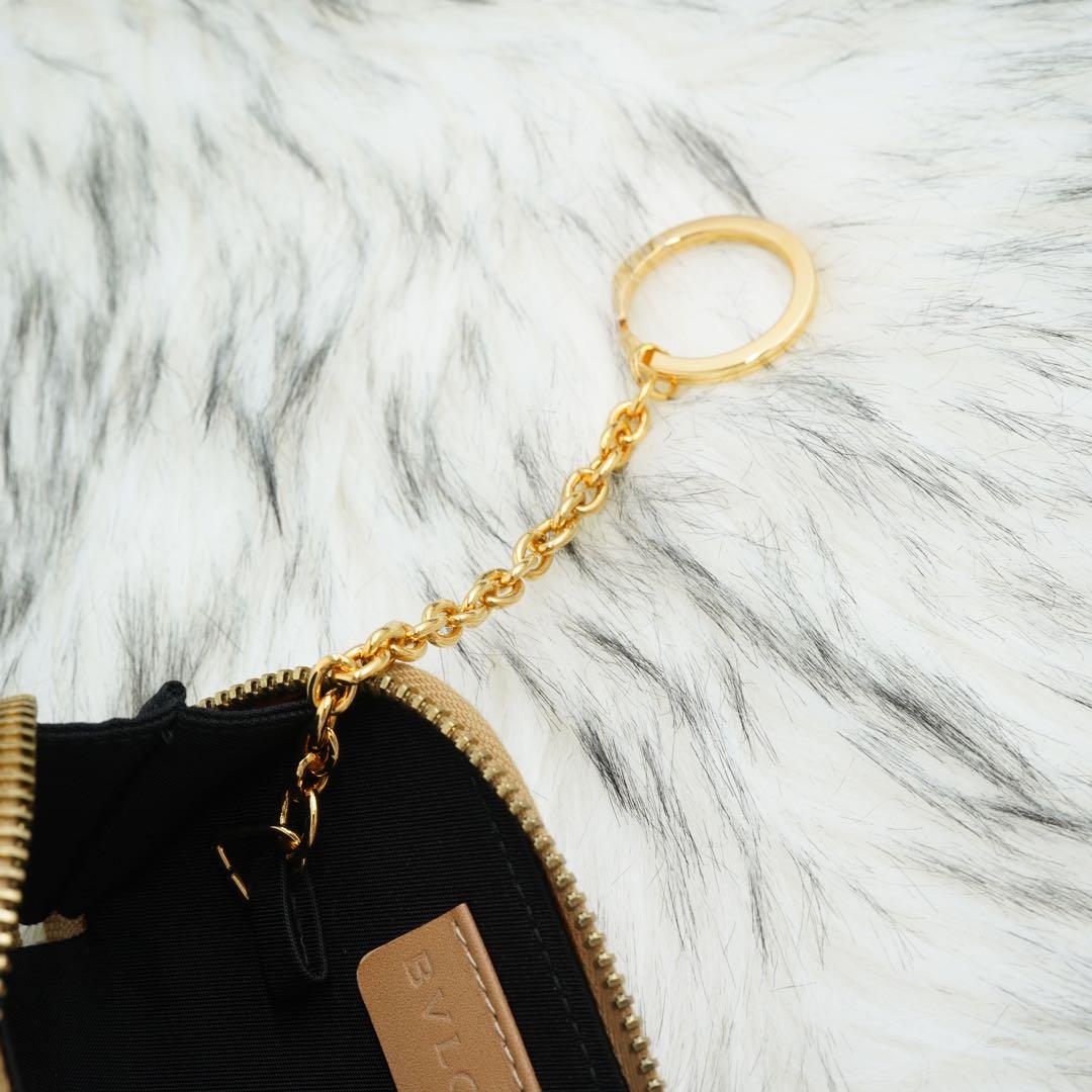 新品未使用品　BVLGARI ブルガリ　小銭入れ　ケース　チャーム付き