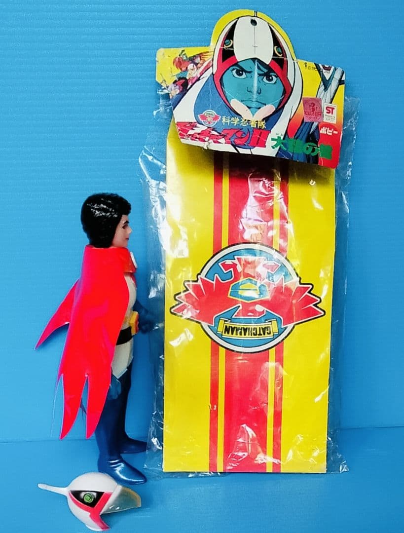 《ガッチャマンⅡ》超レア【大鷲の健】未使用 ポピー ソフビ タグ袋破れ