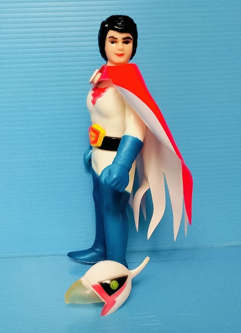 《ガッチャマンⅡ》超レア【大鷲の健】未使用 ポピー ソフビ タグ袋破れ