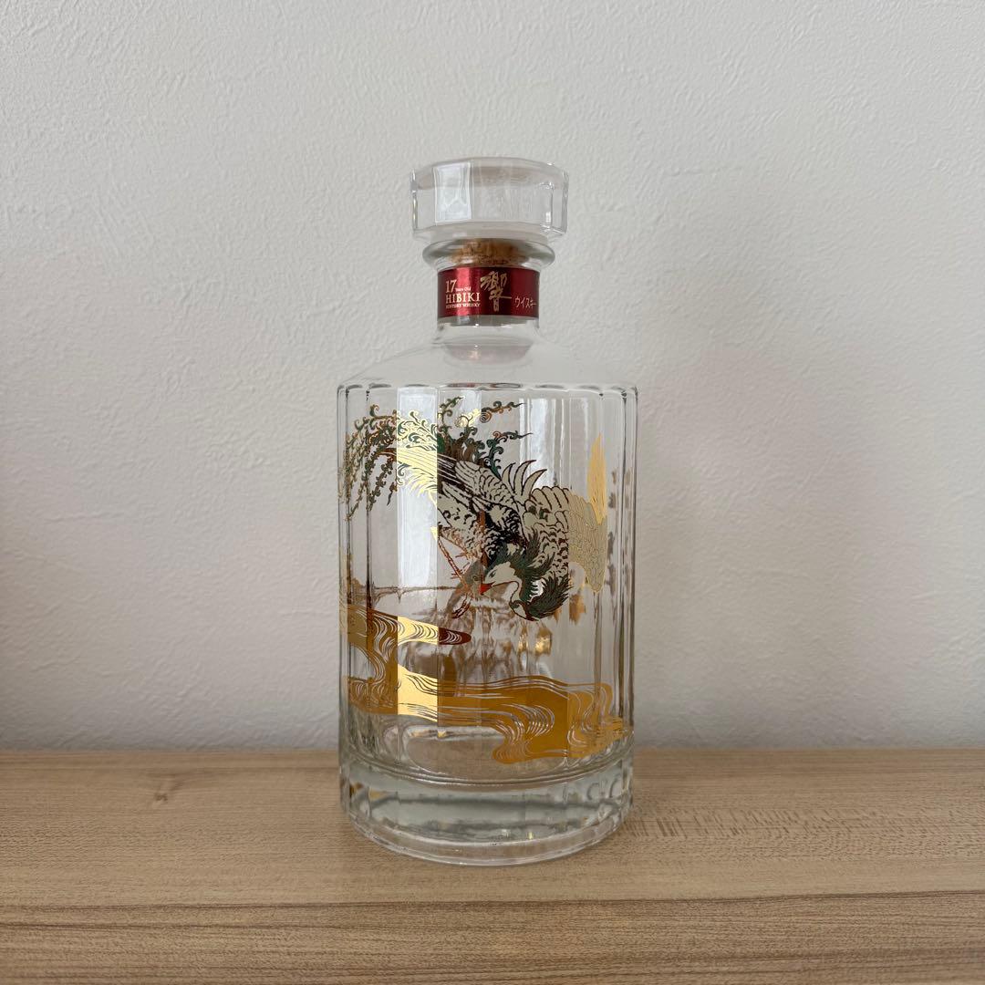 響17年 意匠ボトル 鳳凰 空瓶×1本 山崎 18年 空瓶×3本