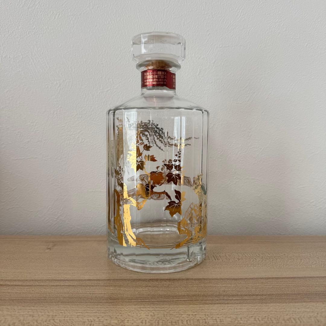 響17年 意匠ボトル 鳳凰 空瓶×1本 山崎 18年 空瓶×3本