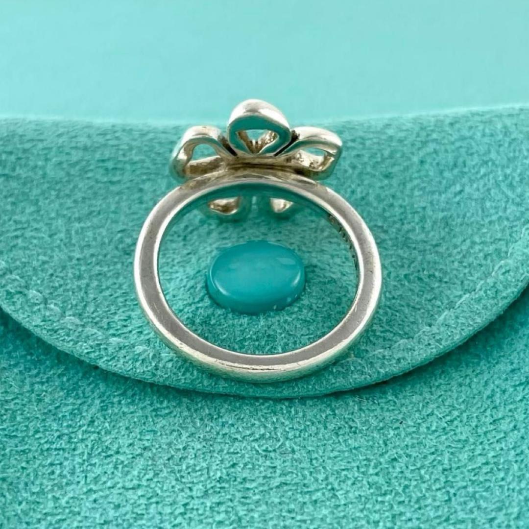 ティファニー 15号 オープンフラワー リング シルバー 925 WH6fe