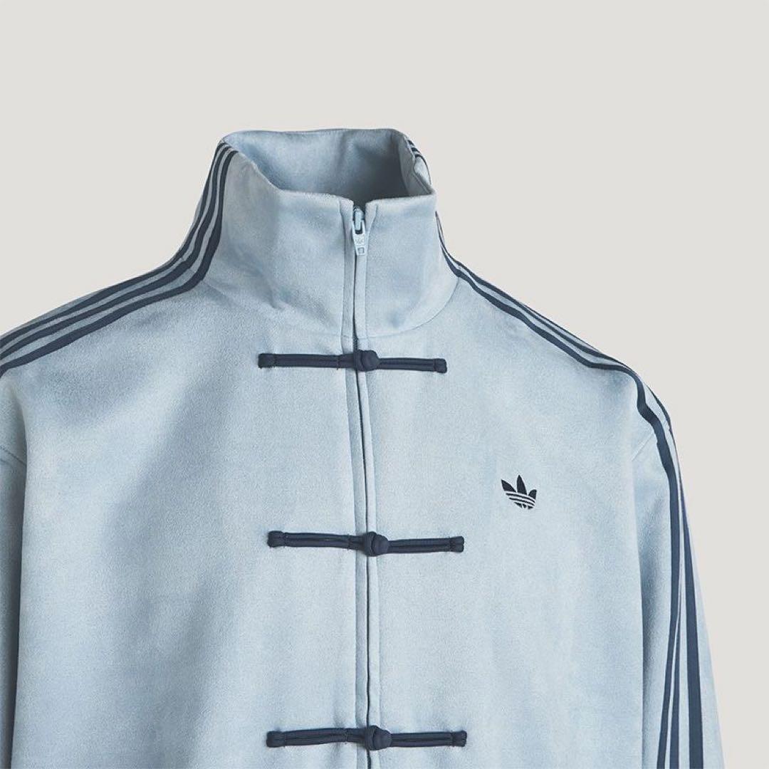 冷奴 ！adidas ライトブルー ジャケット　Sサイズ