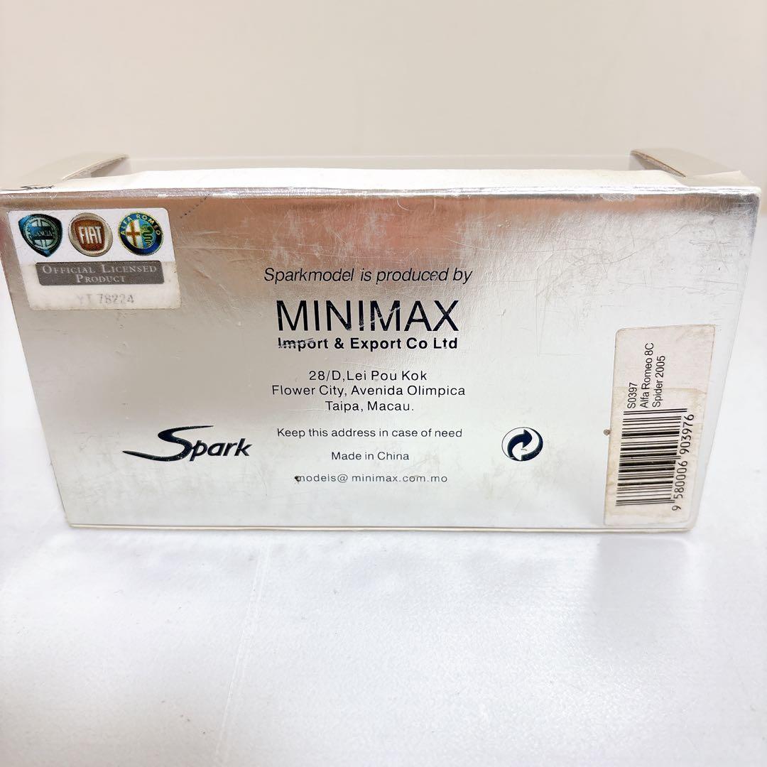 【希少】spark 1/43 Alfa Romeo 8C スパイダー