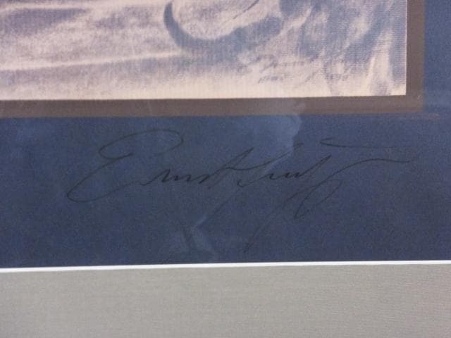 現代美術　エルンスト・フックス　直筆サイン『サラマンダーの影へ』0418F