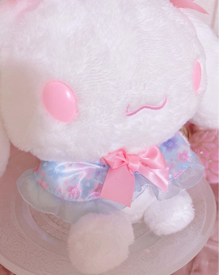 激レア♡希少♡サンリオ♡シナモロール♡ぬいぐるみ♡LIZLISA♡リボン♡ピンク