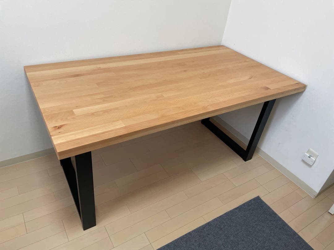 【天板のみ】ダイニングテーブル(NコレクションT-06U 150NA/BK)