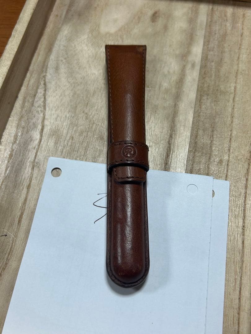 ROMEO ロメオ No.3細軸 ボールペン イタリアンアンバー専用ケース付き