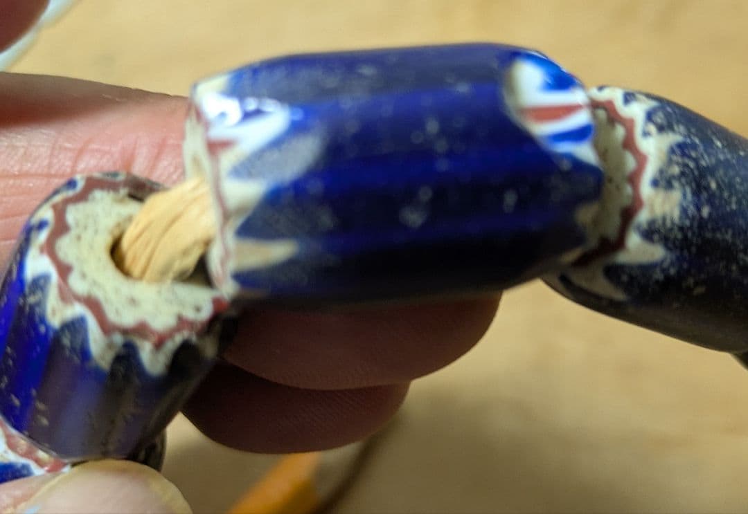 アンティーク　 トレードビーズネックレス