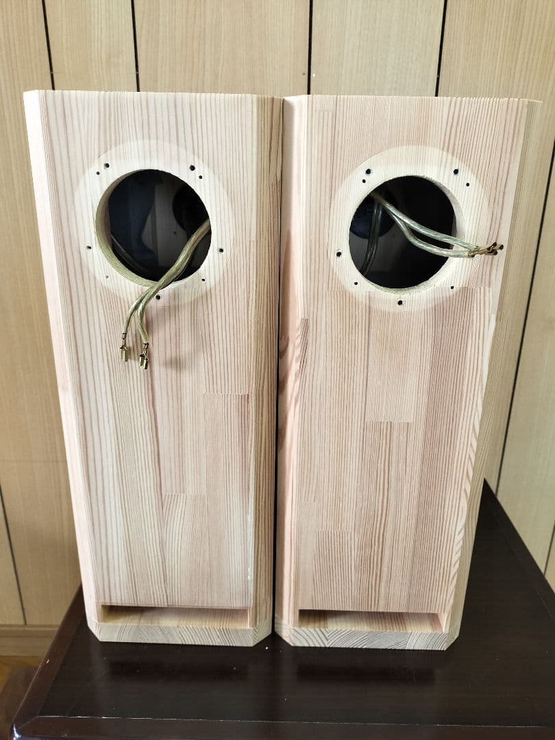 バスレフ・エンクロージャー　自作品【開口73mm】スピーカー付き