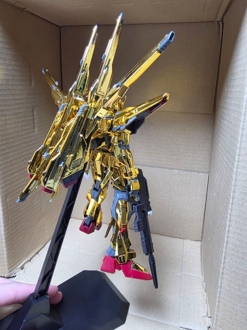 【素組組立済完成品】FFFさまご希望MGエールストライクRM&1/100アカツキ