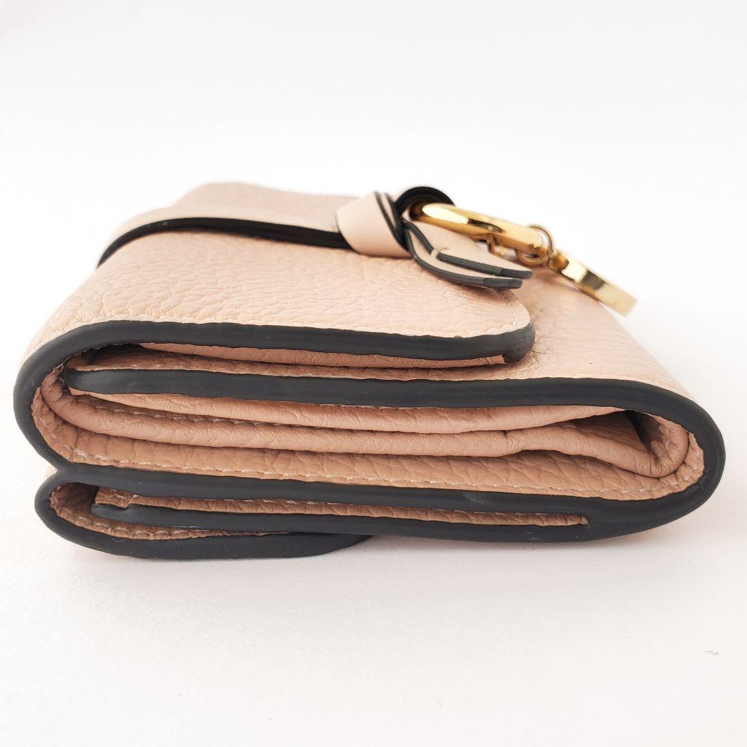 Chloe　3つ折り財布　スモールトリフォールド　ウォレット　ピンク　クロエ