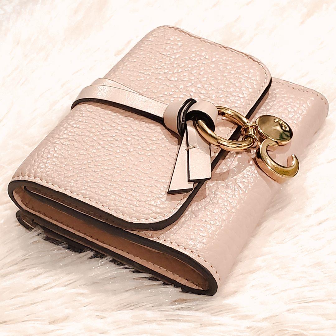 Chloe　3つ折り財布　スモールトリフォールド　ウォレット　ピンク　クロエ