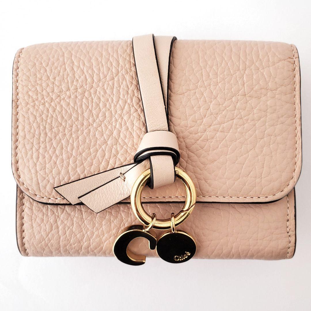 Chloe　3つ折り財布　スモールトリフォールド　ウォレット　ピンク　クロエ