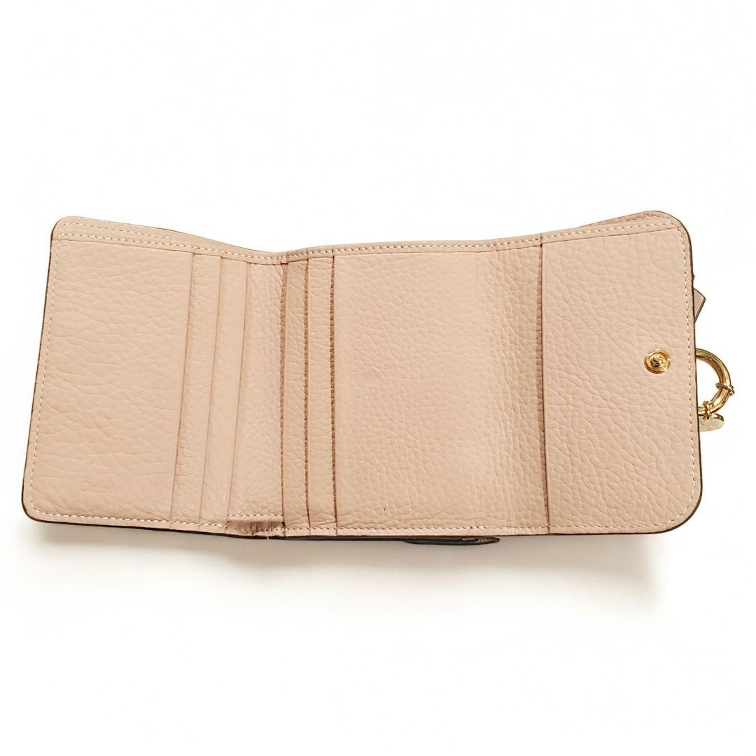 Chloe　3つ折り財布　スモールトリフォールド　ウォレット　ピンク　クロエ