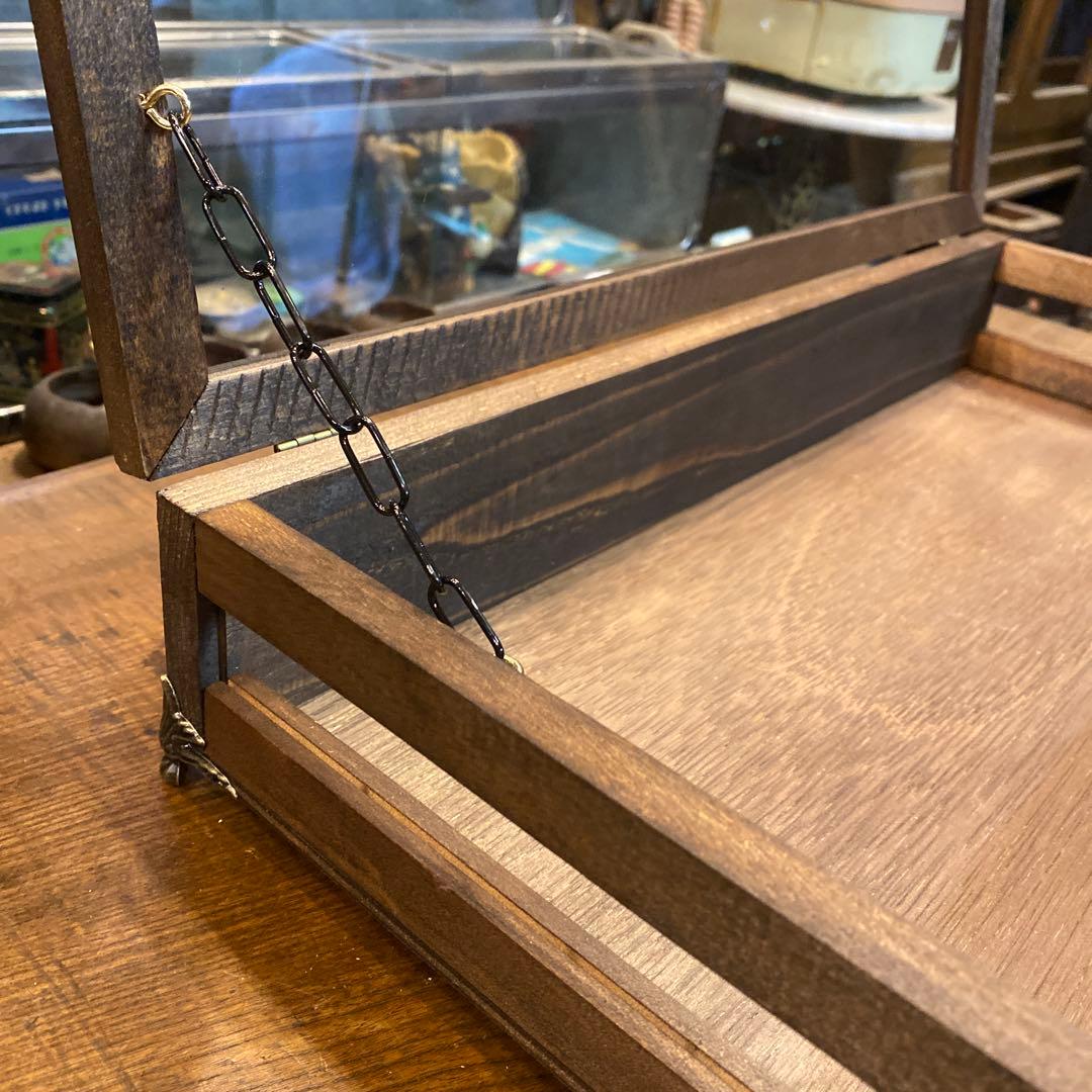 4面木製ガラスケース