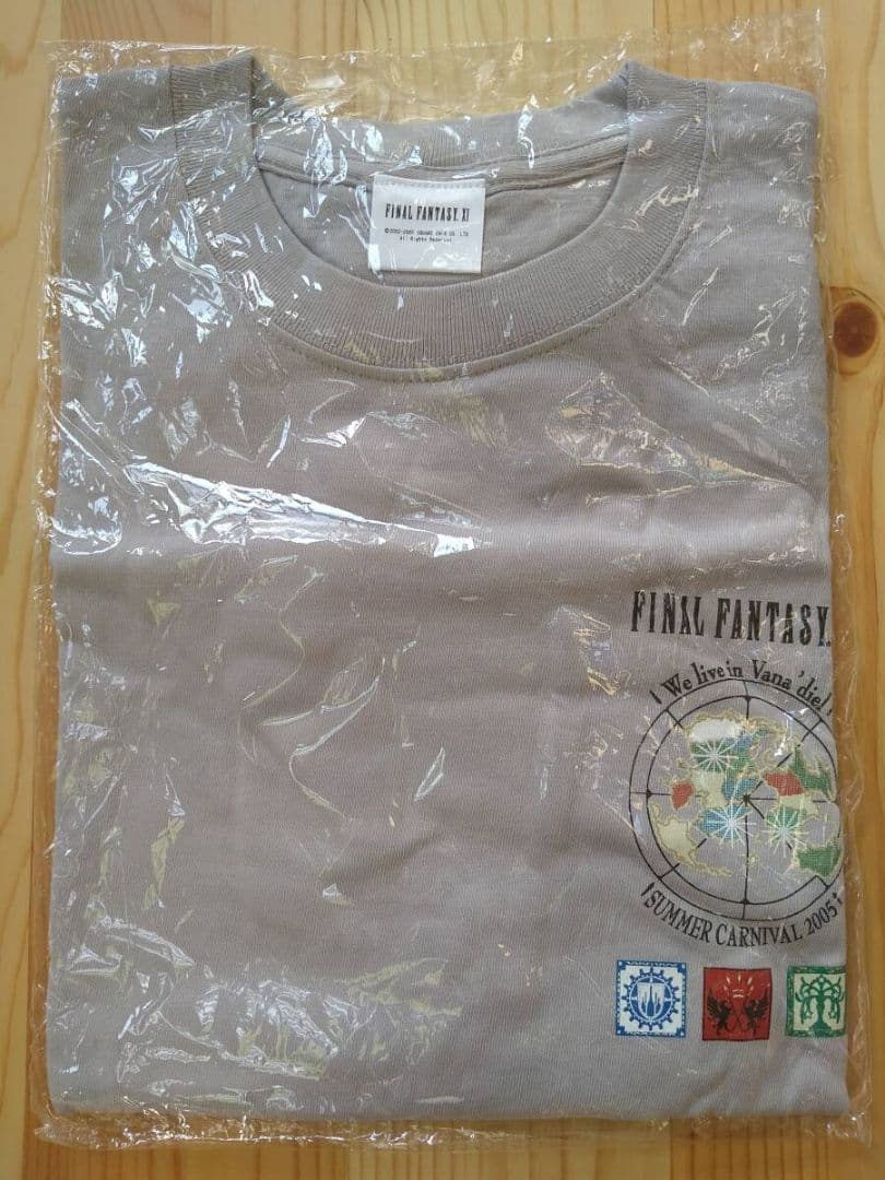 【未開封】FF11 サマーカーニバル2005限定販売品　ハンドタオル+Tシャツ