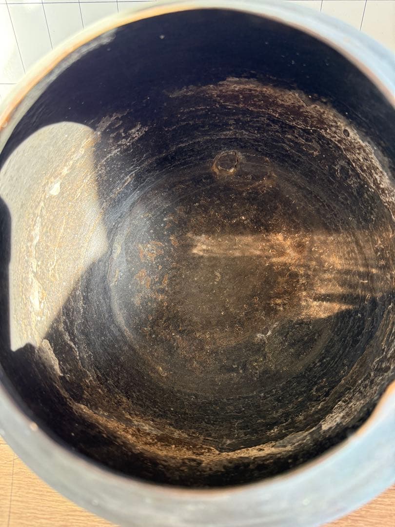 昭和レトロ　茶釜　特大銅釜 鉄製五徳 茶道 古道具レア