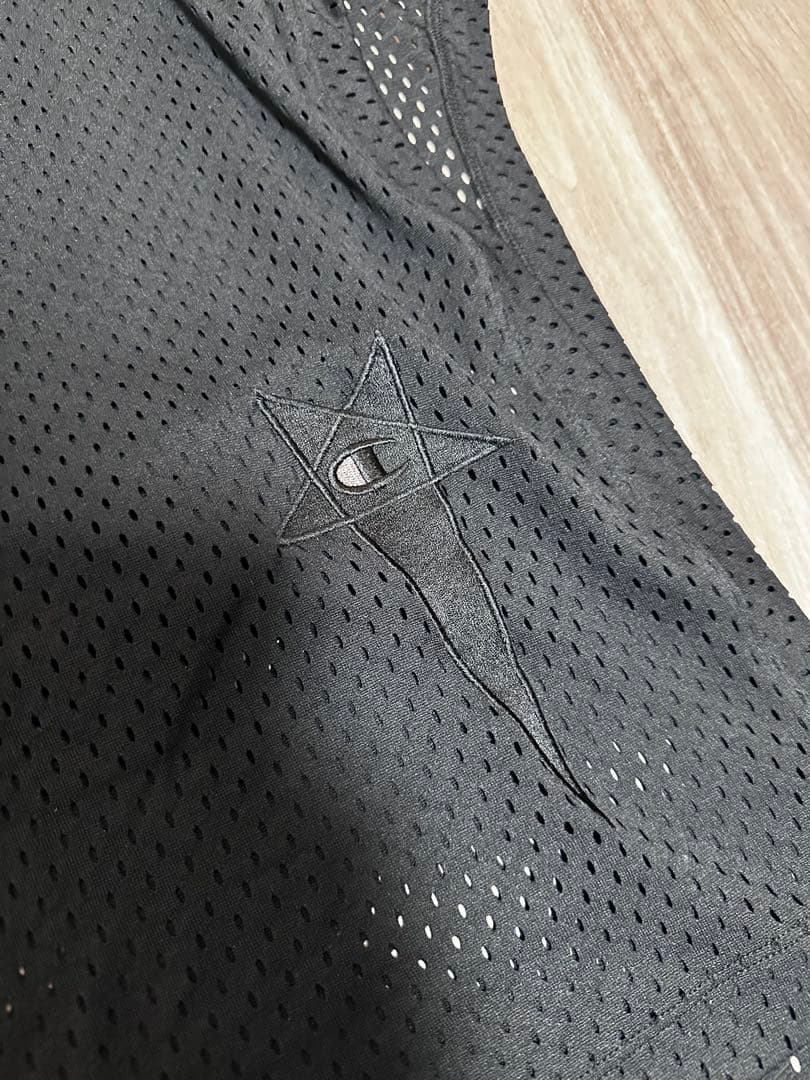 リックオウエンス チャンピオン RICK OWENS メッシュTシャツ