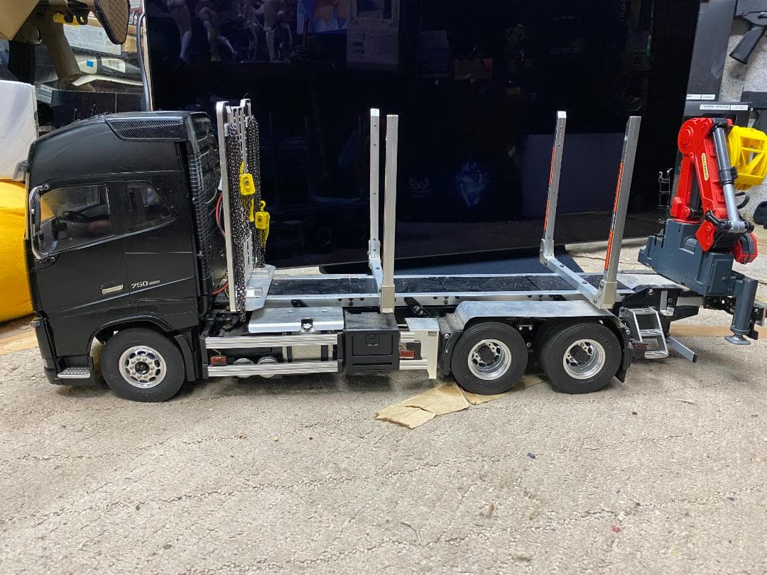 タミヤ　1/14 ボルボFH16　6x4　ティンバートラック　フルオペレーション