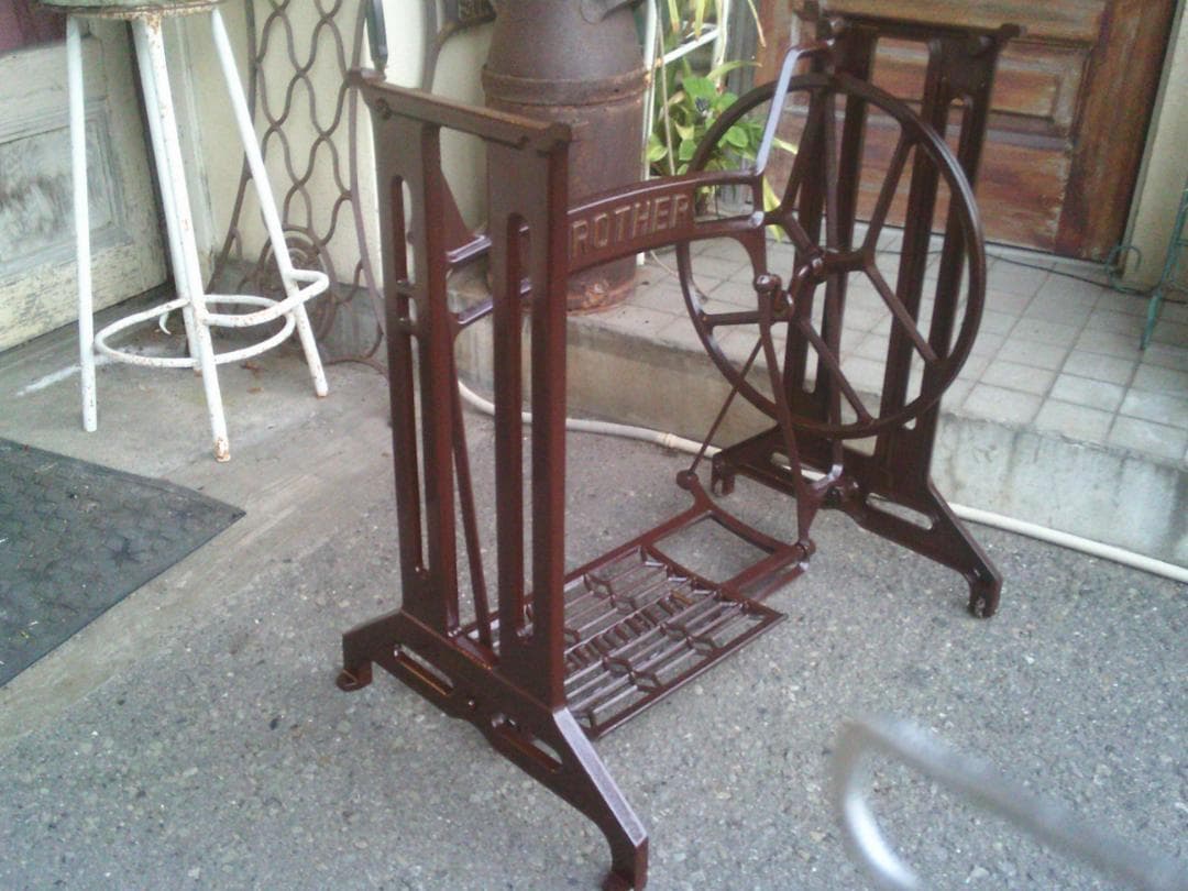 BROTHER ヴィンテージ テーブル脚 ダークブラウン