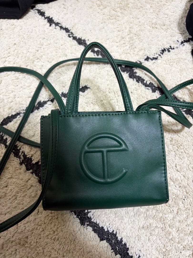 テルファtelfarショルダーバッグ緑グリーン