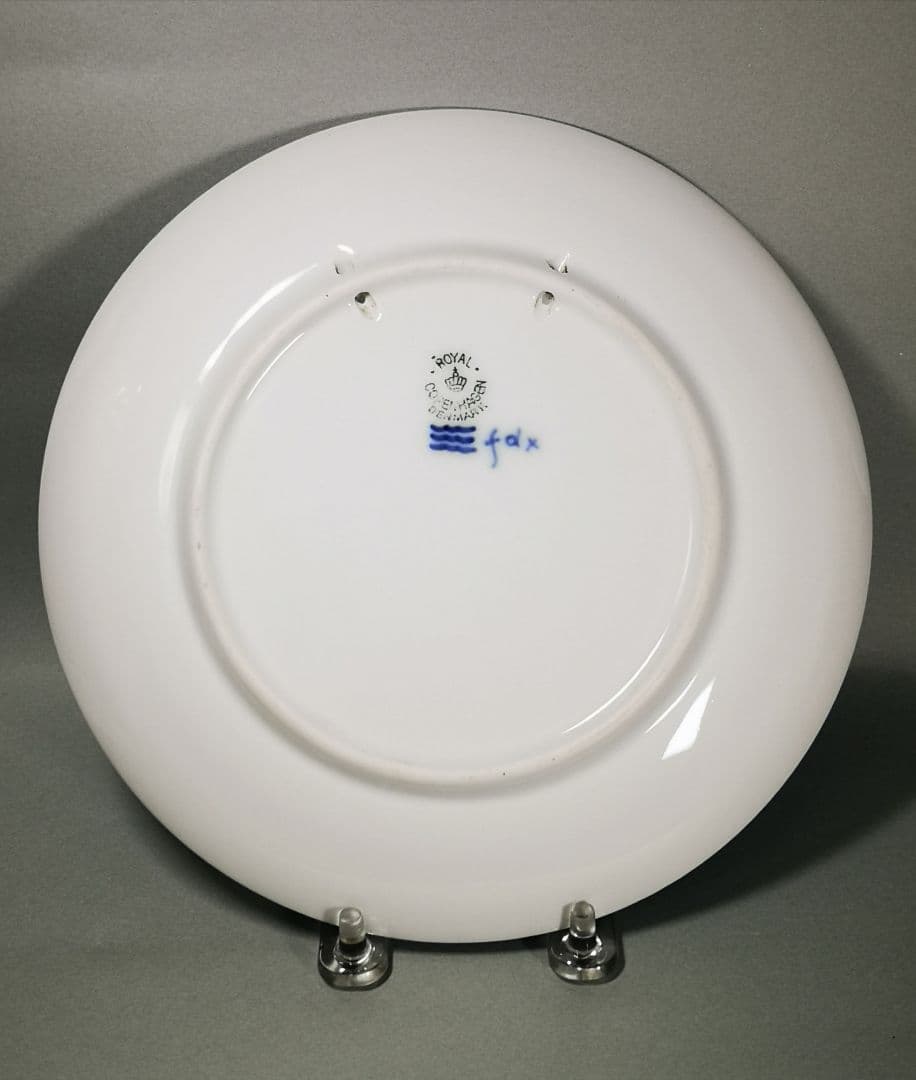 【フランス語】RC イヤープレート 1935　〈 クロンボー城沖の漁船〉