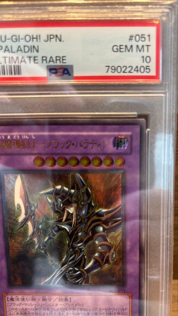 遊戯王　ブラックパラディン　レリーフ　psa10