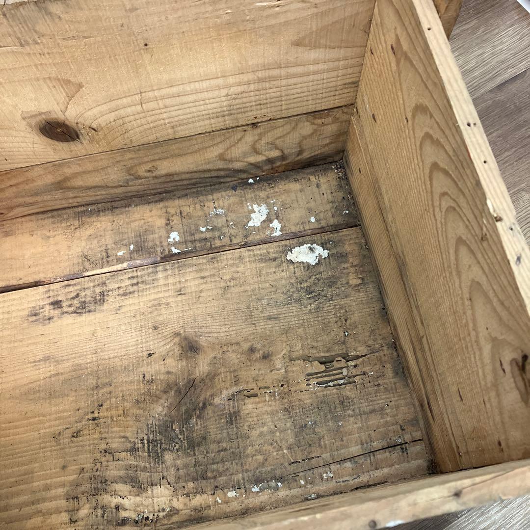 A-4 昭和レトロ 木箱 乾電池用 アンティーク 収納 什器 昭和40年 当時物