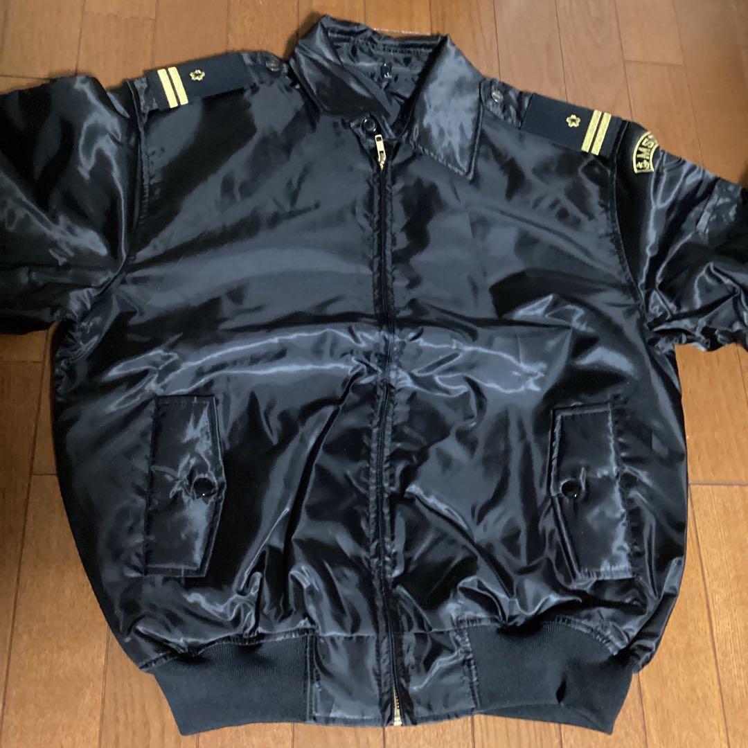 アルパナ　MSDFロゴ付きブラックジャケット　新品　肩章なし　LLサイズ