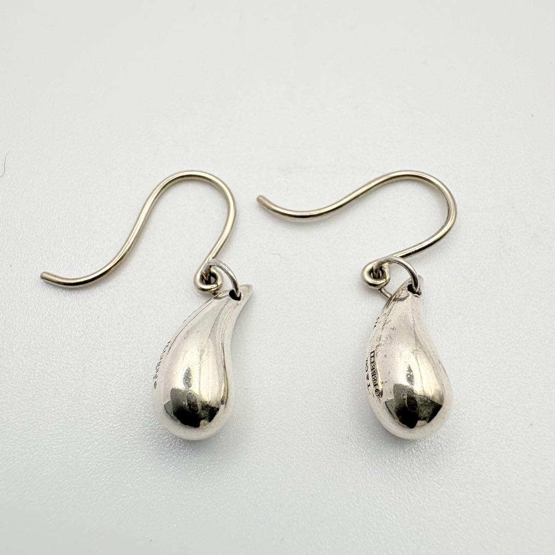 Tiffany&Co. ティファニー ティアドロップ ピアス フック 両耳