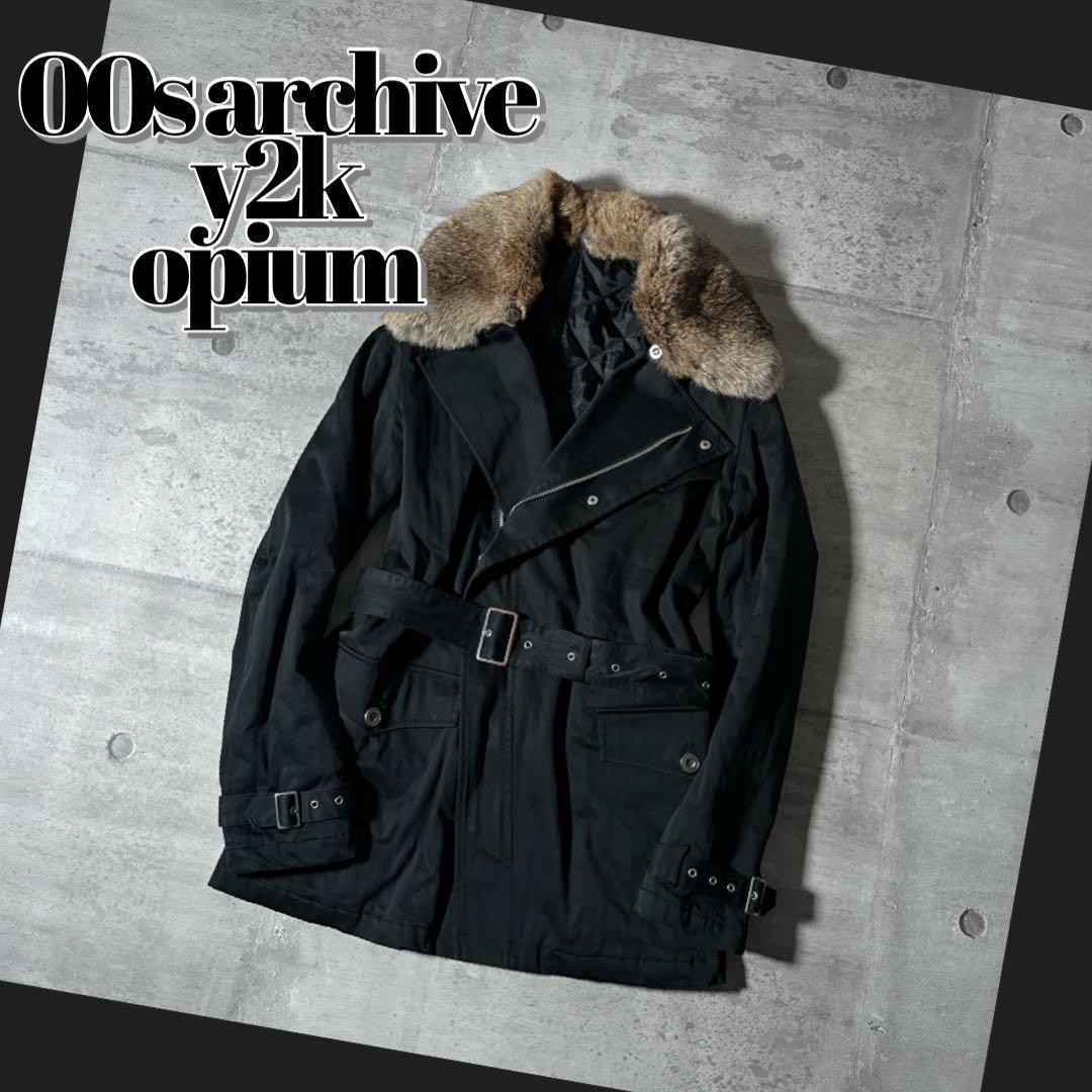 ジャケット・アウター 00s japanese label rabbit far riders y2k